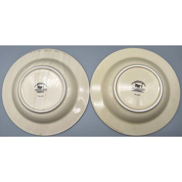 Pier 1 Toscana Ivory Set of 2 Pasta Bowls , Made in Italy, Discontinued - Picture 6 of 8